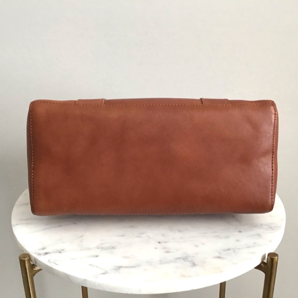 Madewell Italian Leather Satchel Bag New With Tag RARE - Picture 13 of 16